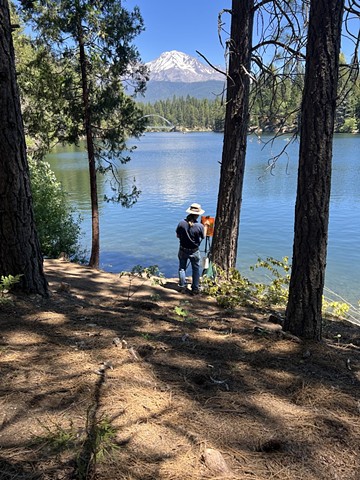 Painting Mt Shasta