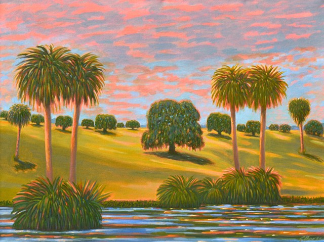 Ninety in the Shade by Florida Artist Gary Borse is available at Plum Contemporary Art Gallery, St Augustine, FL