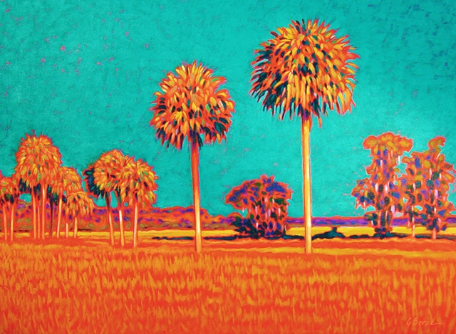 Sunup at Orange Creek painted by Florida Artist Gary Borse