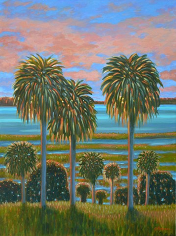 Sunrise Suite II painted by Florida Artist Gary Borse is available at Micanopy Trading Outpost Micanopy FL