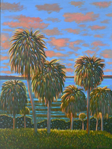 Sunrise Suite I painted by Florida Artist Gary Borse is available at Micanopy Trading Outpost in Micanopy FL