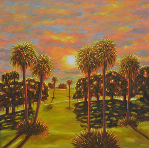 Sunshine Overture painted by Florida Artist Gary Borse Ocala Gainesville Florida