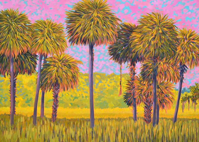 Intermezzo acrylic painting by Florida Artist Gary Borse