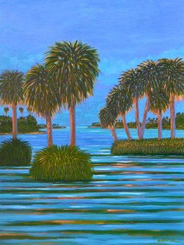 Evening Waltz by Florida Artist Gary Borse is available at Burns Gallery Sarasota FL