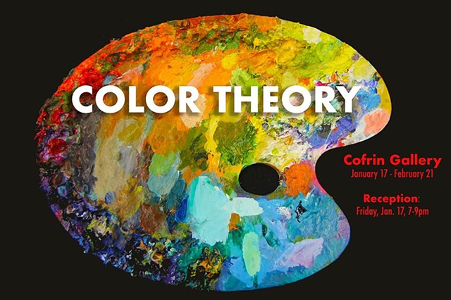 Color Theory Exhibit January and February 2020 The Cofrin Art Center Gallery at Oak Hall School, Gainesville FL