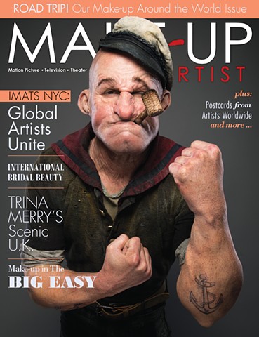 Shot this cover page for MakeUp Artist magazine at IMATS NYC 2015 for legend MUAs Neil Gorton (Dr. Who) and Josh Turi (Marvel Netflix, SNL)