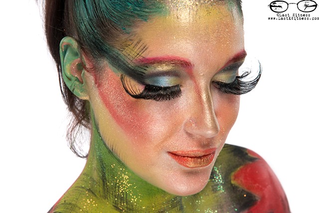 MUA Dany Sanz Founder of Make Up For Ever  (shot at IMATS NYC 2014)
