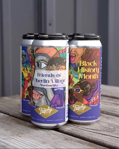Trophy Brewing Black History Month Beer Label
