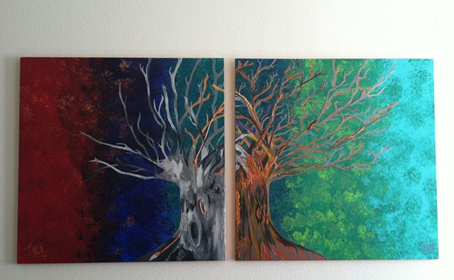 Tree of Life Paintings , Edith Grey Designs, 