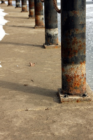 rusted posts