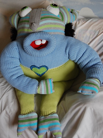 sweater monster, upcycled sweaters, UBz
