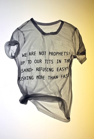 We Are Not Prophets