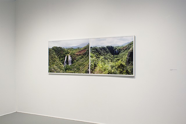 Two Waterfalls (And I’ve Only Lived a Couple of My Dad’s Lives), 2012-13

30" x 84" - Archival Inkjet Prints

Titled from L to R:
A. Hawaii (circa 1999 – His Waterfall)
B. Hawaii (circa 1999 – My Waterfall)