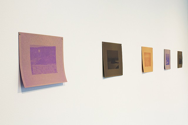 I Want the One I Can't Have, 2012-Present
Install View 3 - 2/16/2014

All Prints 9" x 12"
Medium: UV Light, Inkjet Transparency, Construction Paper