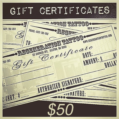 $50 Gift Certificate