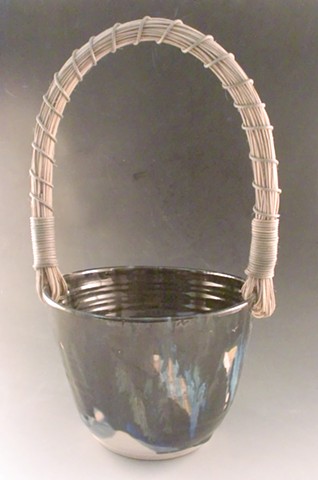 Gas Fired Basket with handmade handle