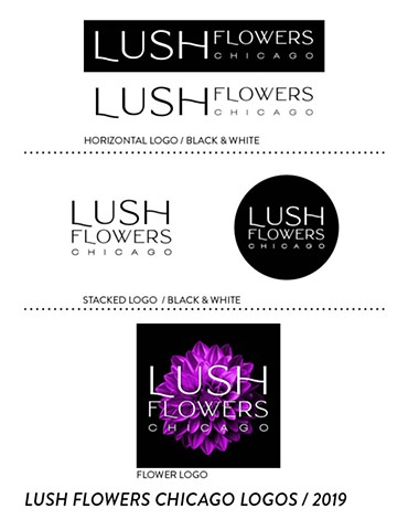 Lush Flowers Chicago Logos