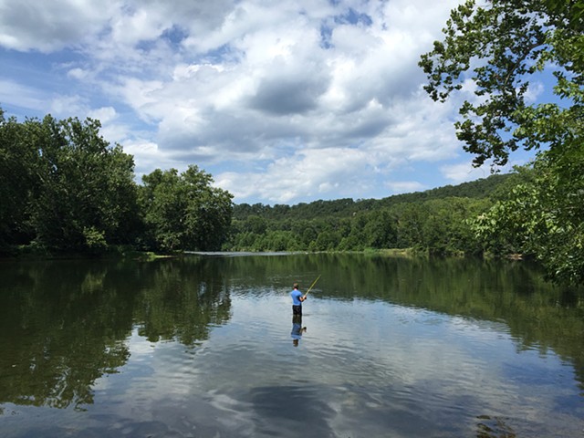 Fishing the Shenandoah River