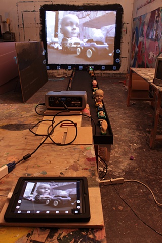 Transformers installation in making
(studio view)