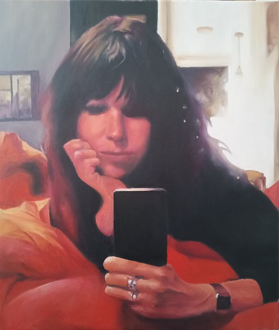 Self Portrait on my Bed. - £1000.00