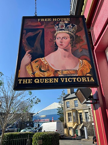 Queen Vic Pub Sign