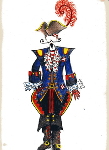 Justin and Friends Tour - Costume drawing