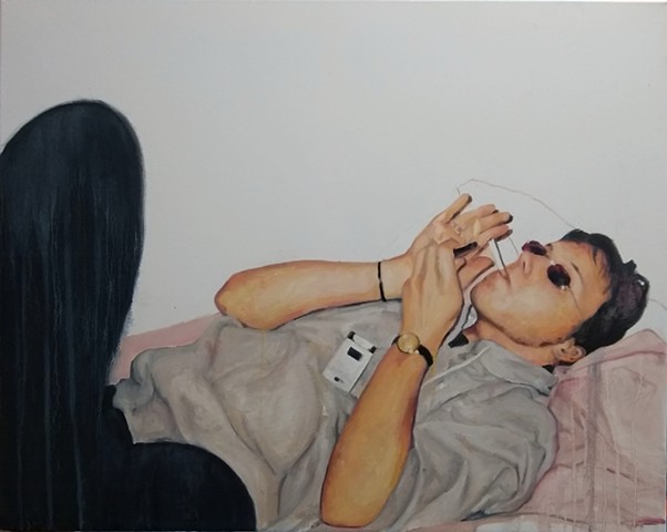 Paul Smoking 1993 £800.00