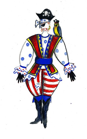 Justin and Friends Tour - Costume drawing