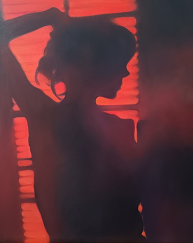Self Portrait as a Red Shadow £700.00