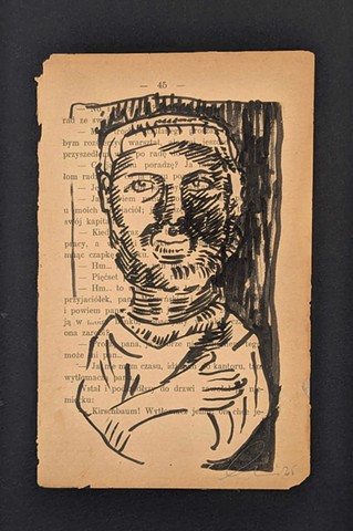 felt marker up cycled paper