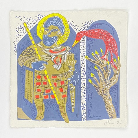Mixed Media, up-cycled & handmade paper, ibis Byzantine art, Sydney Contemporary,