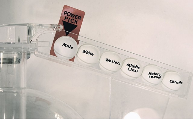 20th Century Jackpot Winner: The Random Nature of Privilege (detail view)