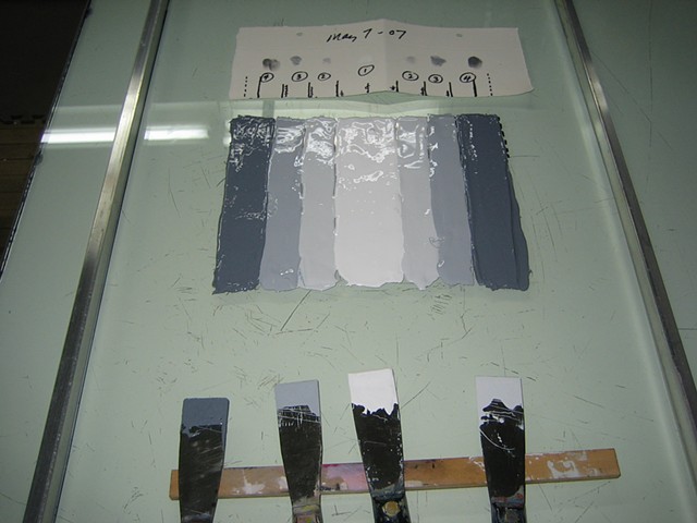 lithography ink, blended inking