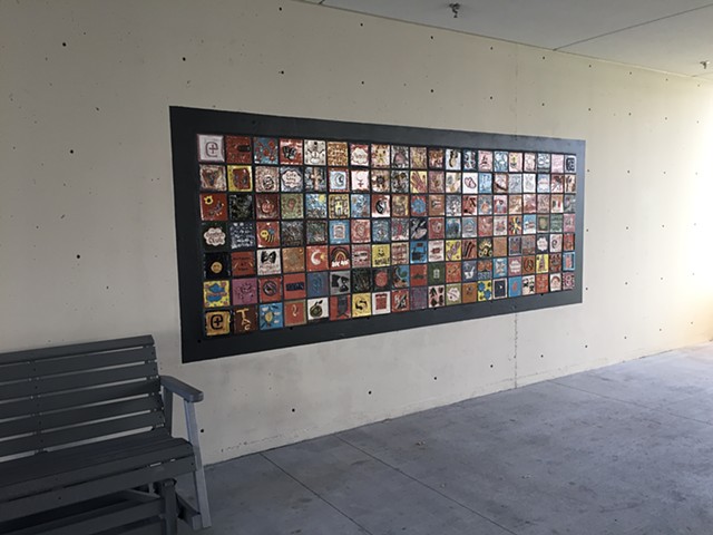 Tile Mural with Park Apartment residents