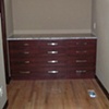 12 drawer wood grained melamine cabinet