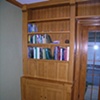 Custom wood storage cabinetry