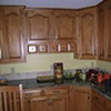 Solid birch cabinetry