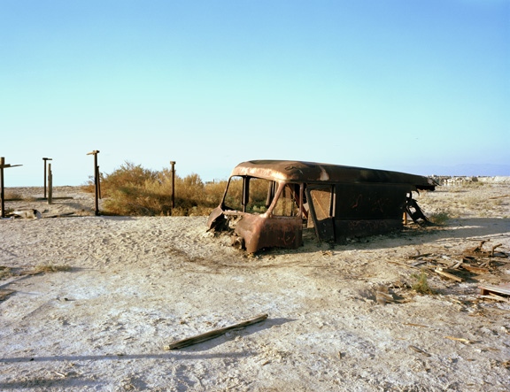 truck, Bombay Beach