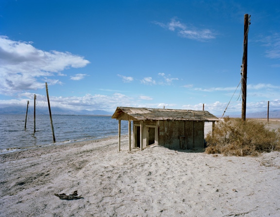 fishing hut, east shore Salton Sea