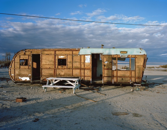 trailer, Salton Sea Beach