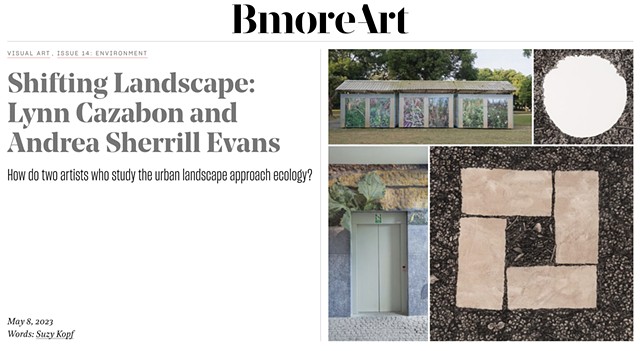 BmoreArt - Shifting Landscape: Lynn Cazabon and Andrea Sherrill Evans