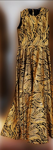 Cabana Wall Gold Dress (26"x72")