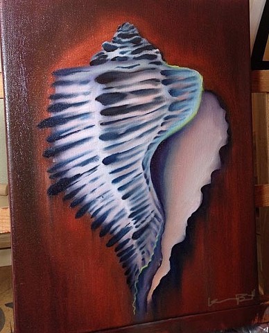 Oil Painted Shell