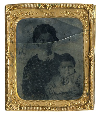 Grandmother Ford and son Jimmy: Mother of Belle Kent [recto]