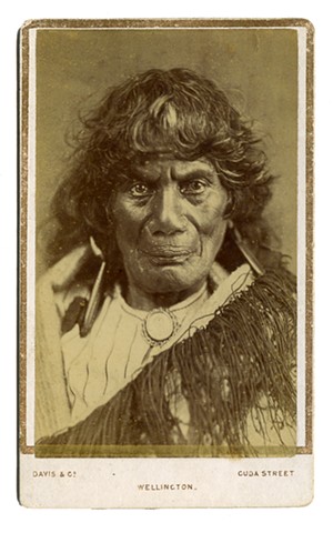 Portrait of Unidentified Maori Man (recto)