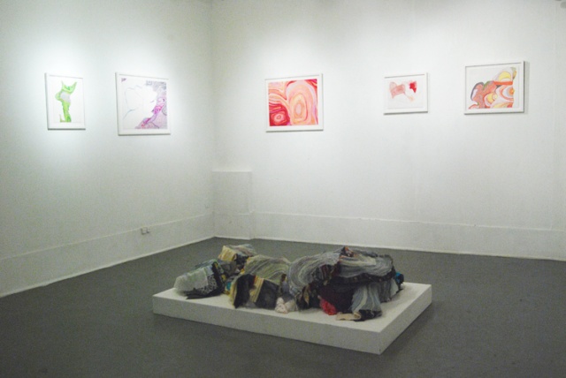 Installation view: Points of Impact