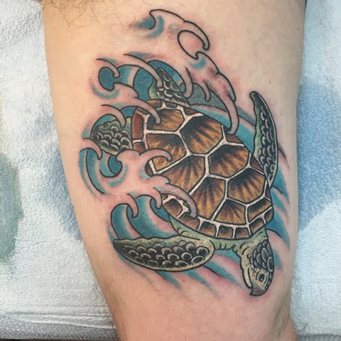 Turtle Tattoo - Lahaina, Maui