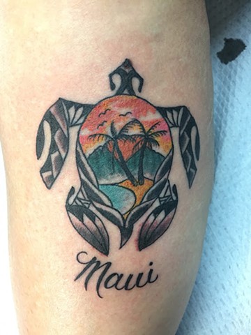 Honu Beach Tattoo - Lahaina, Maui