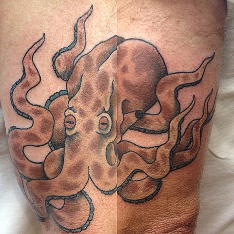 Octopus tattoo - Lahaina, Maui