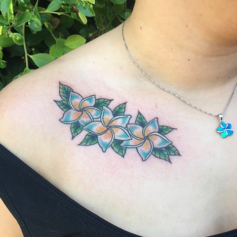 Plumeria Tattoo  - Lahaina, Maui